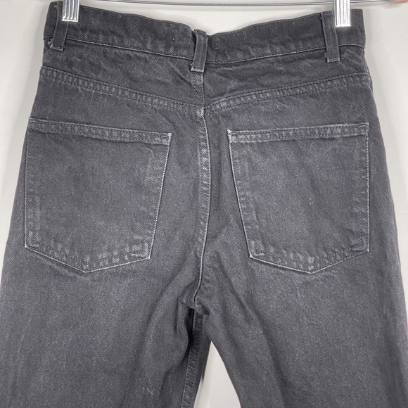 2/$30 ZARA Charlotte Gainsbourg Collection Tailored Straight Jeans 4 Black #7263 - Picture 12 of 16